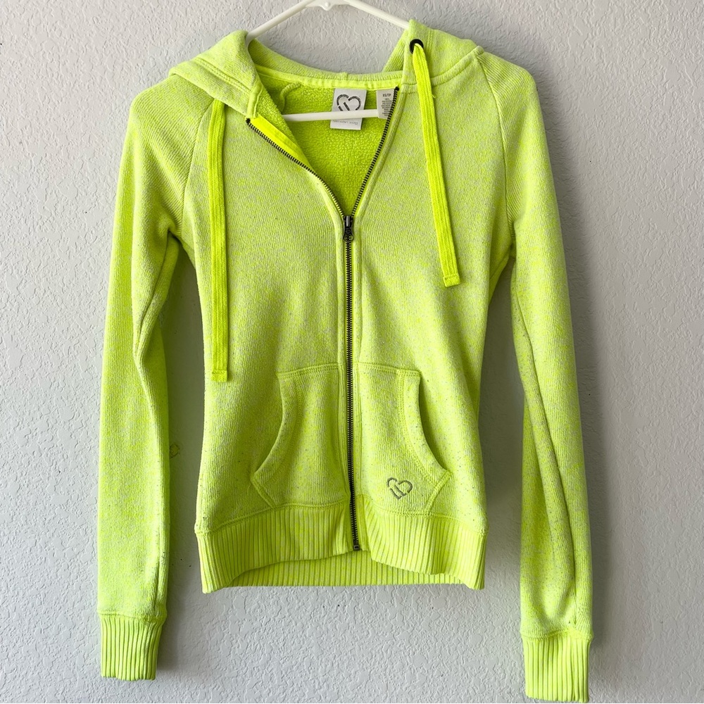 Aeropostale Live Love Dream Fleece Zip Up Hooded Jacket